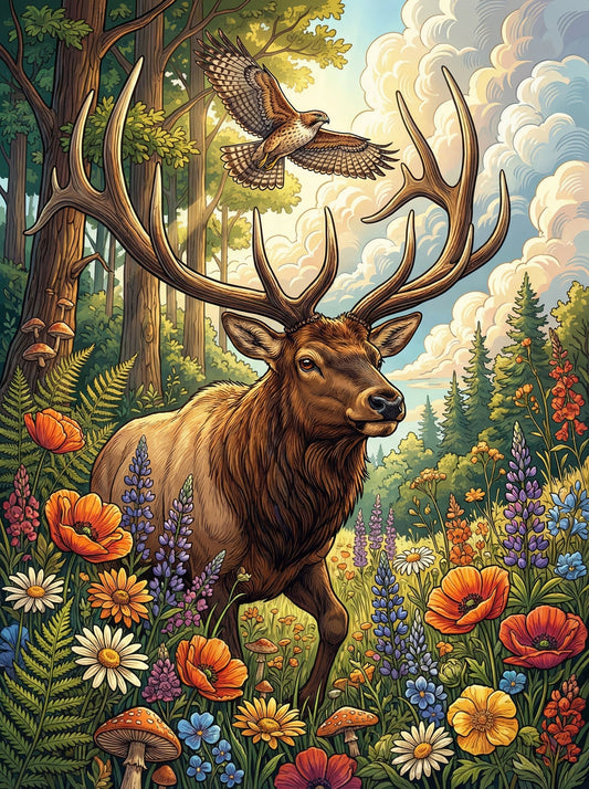 Meadow Crown Elk (80 Colors)