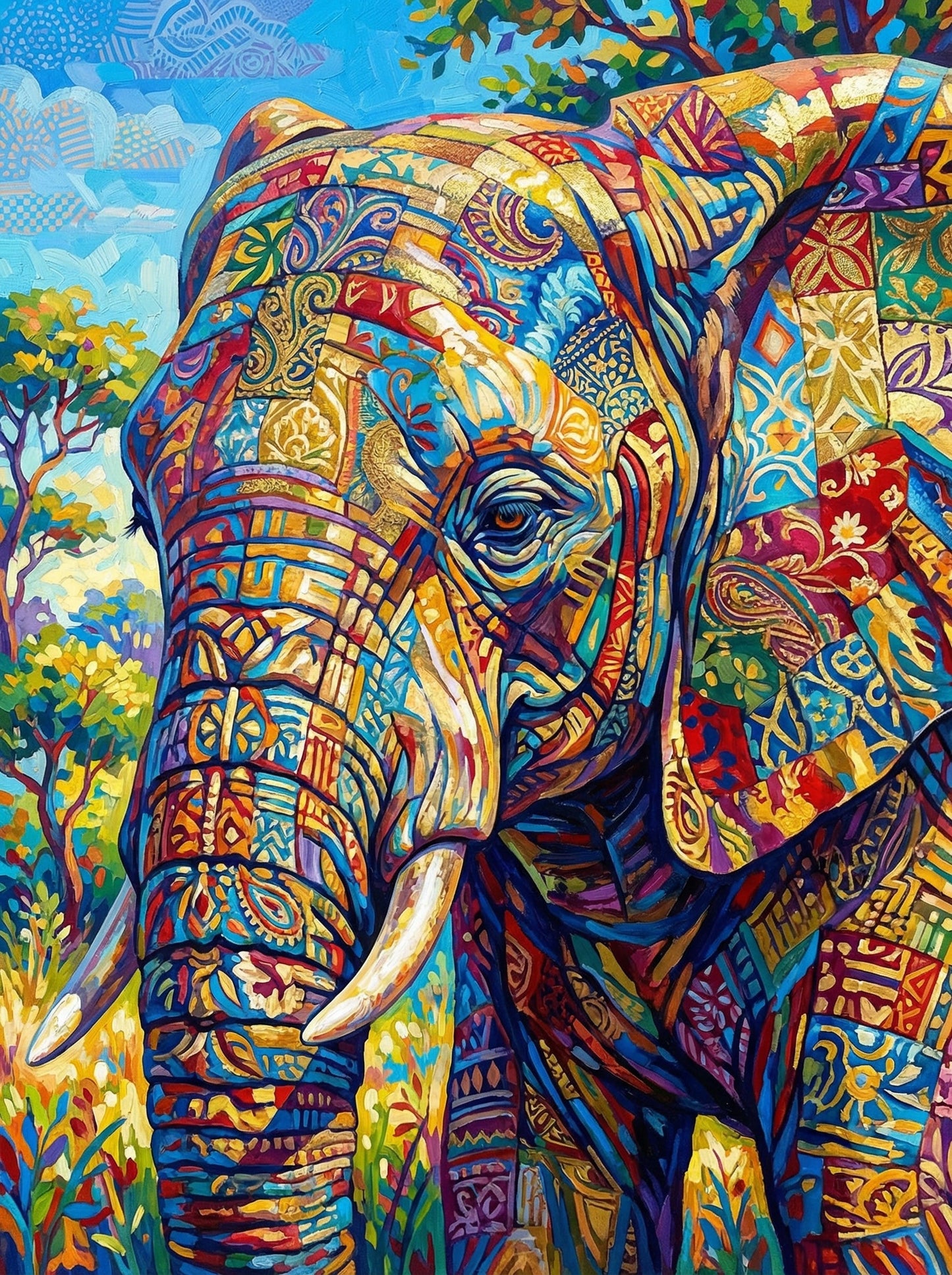 Patchwork Tusker Spirit (120 Colors)