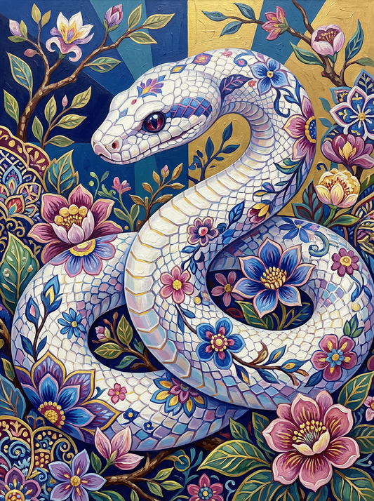 Floral Serpent Majesty (120 Colors)