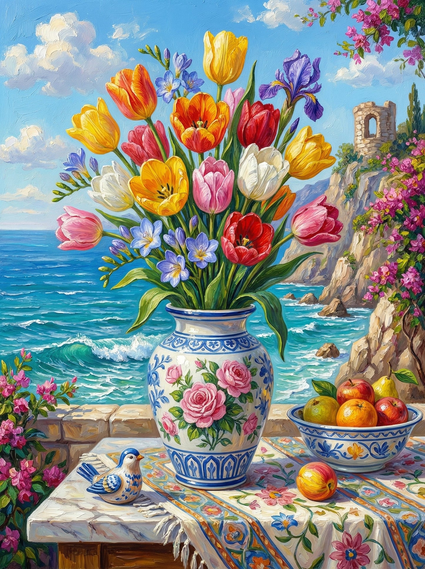 Coastal Tulip Breeze (80 Colors)