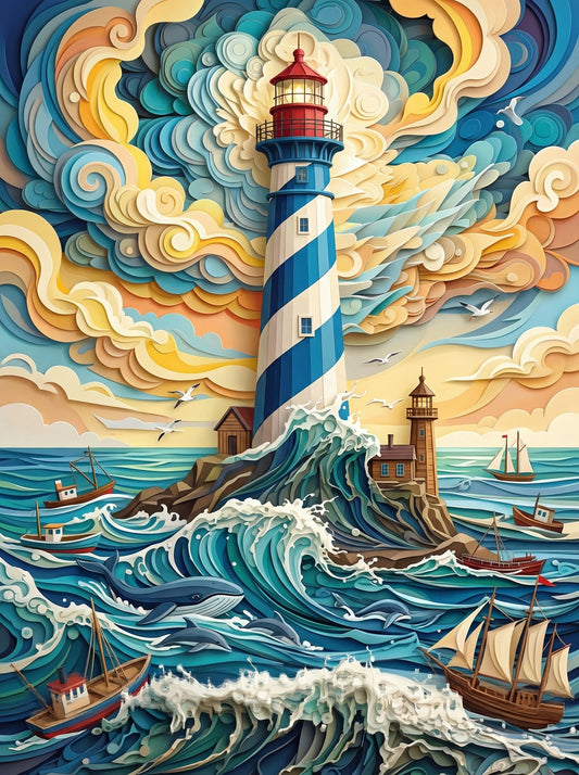 Paperwave Lighthouse Storm (120 Colors)