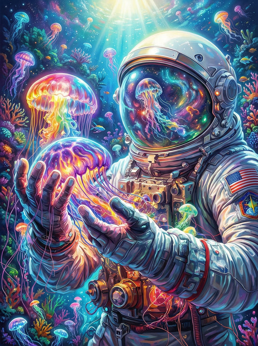 Cosmic Jellyfish Explorer (80 Colors)