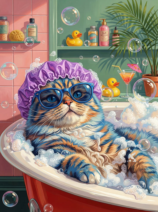 Spa Day Cat (120 Colors)