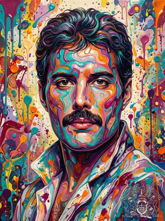 Chromatic Freddie Portrait (80 Colors)