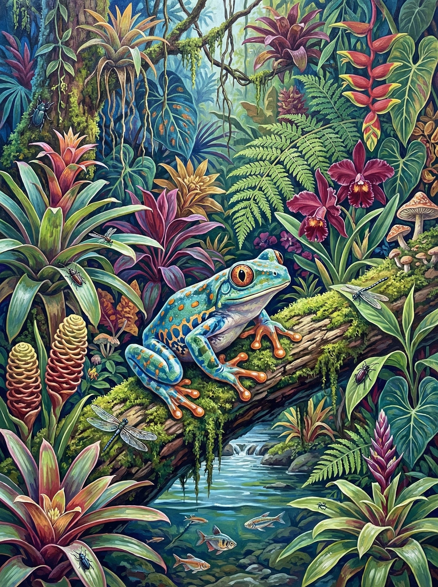 Tropical Jungle Frog (120 Colors)