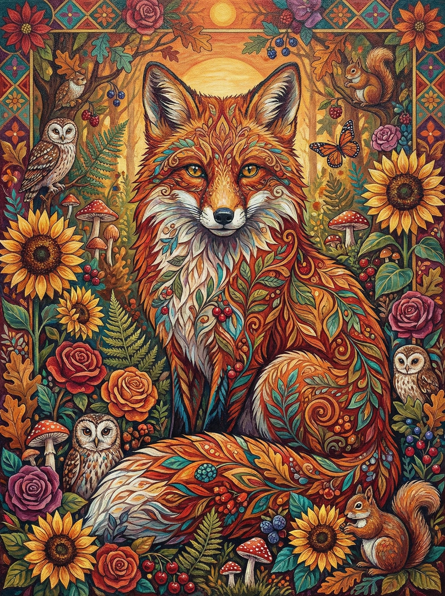 Autumn Garden Fox (80 Colors)