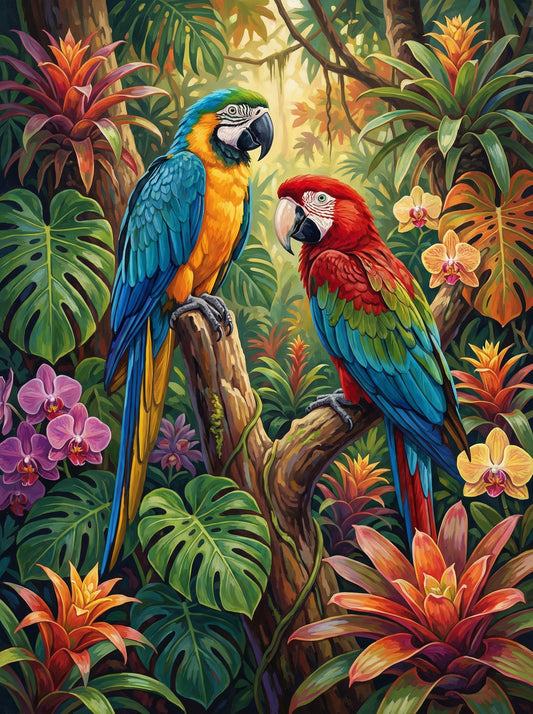 Tropical Parrot Paradise (80 Colors)
