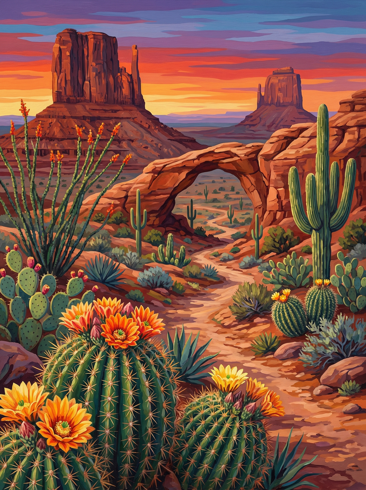 Desert Arch Cactus (120 Colors)