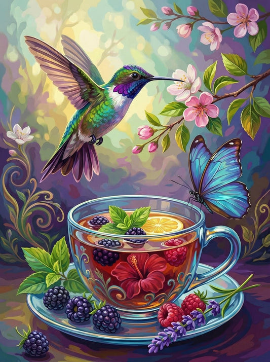 Hummingbird Berry Tea (120 Colors)