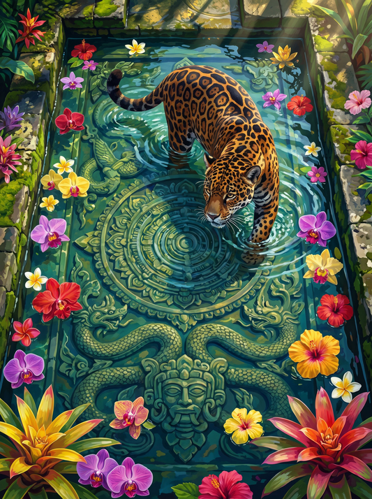 Jungle Temple Leopard (120 Colors)