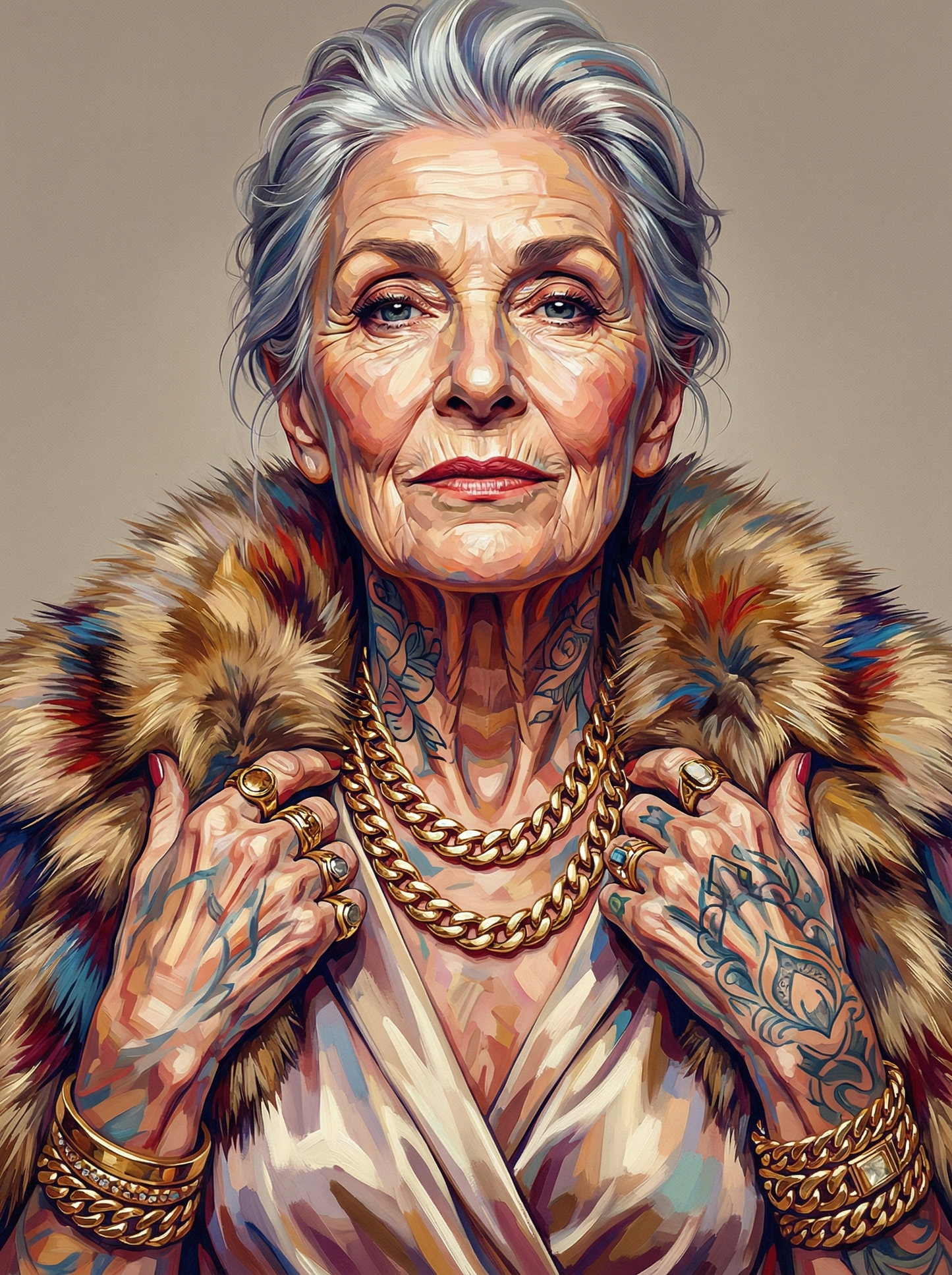 Luxe Fur And Gold (80 Colors)