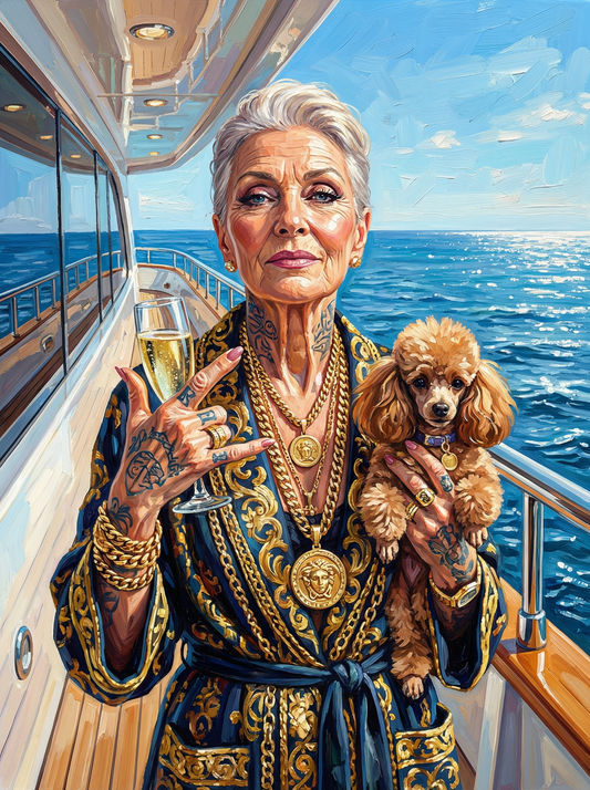 Luxury Yacht Toast Poodle (80 Colors)