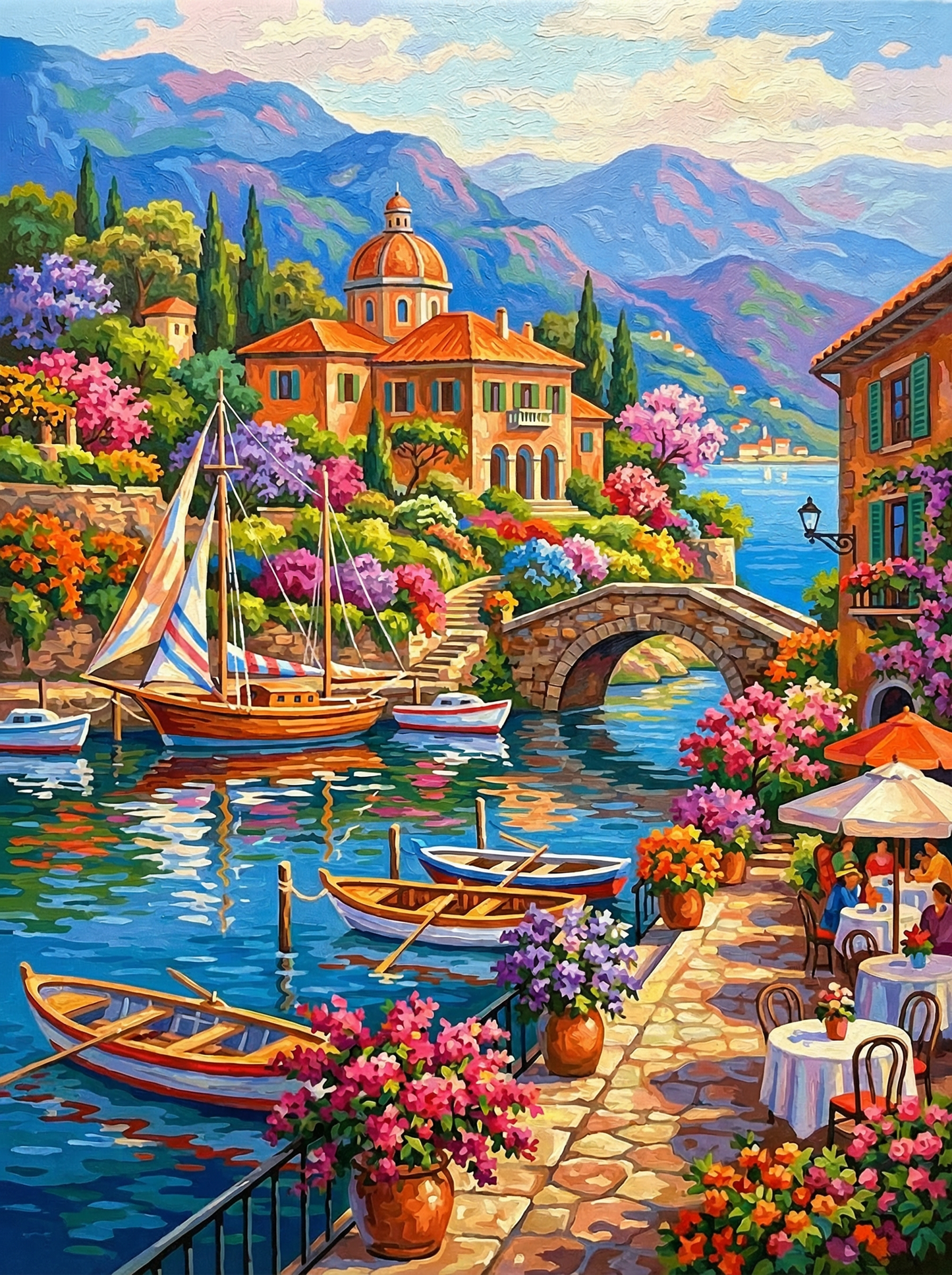 Mediterranean Harbor Village (80 Colors)