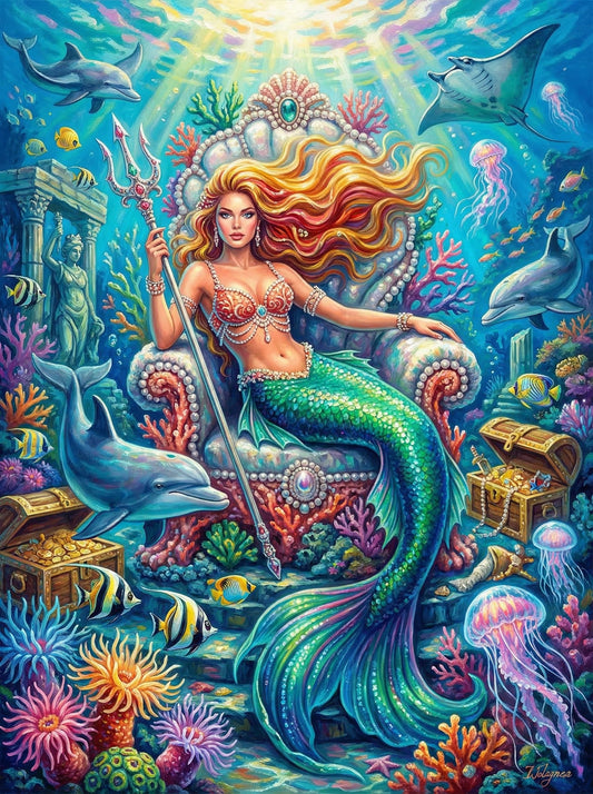 Mermaid Treasure Underwater (120 Colors)