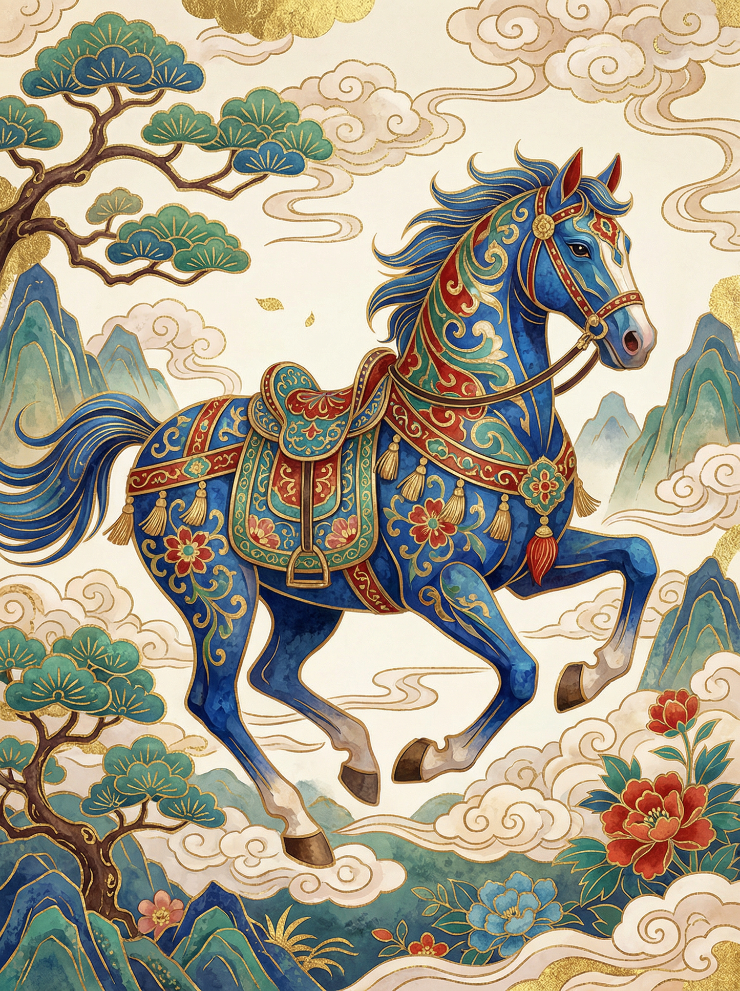 Ming Dynasty Horse (120 Colors)