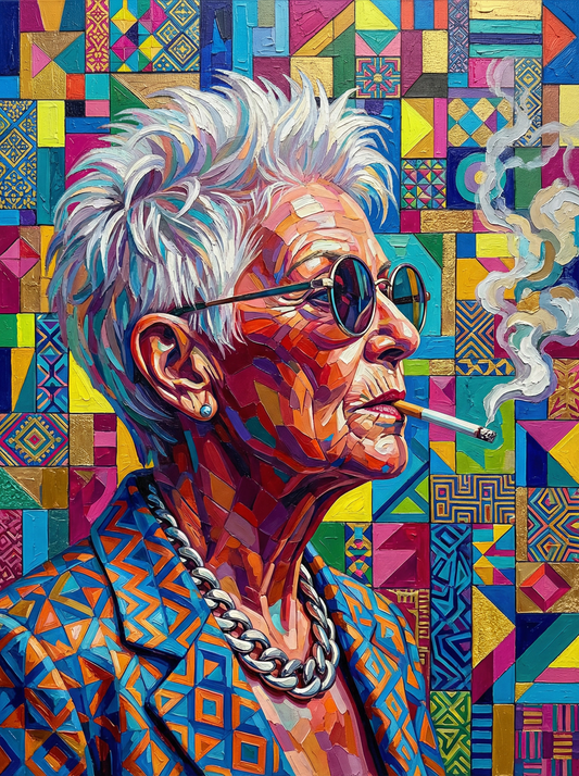 Modern Elder Portrait (80 Colors)
