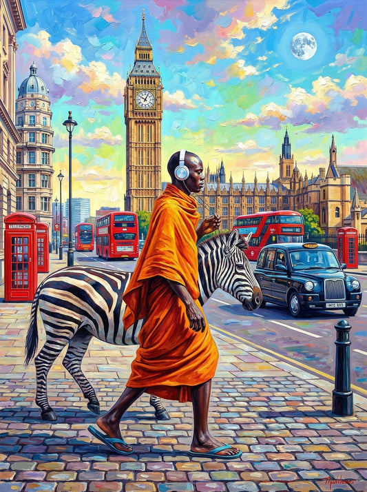 Monk Zebra London Streets (120 Colors)