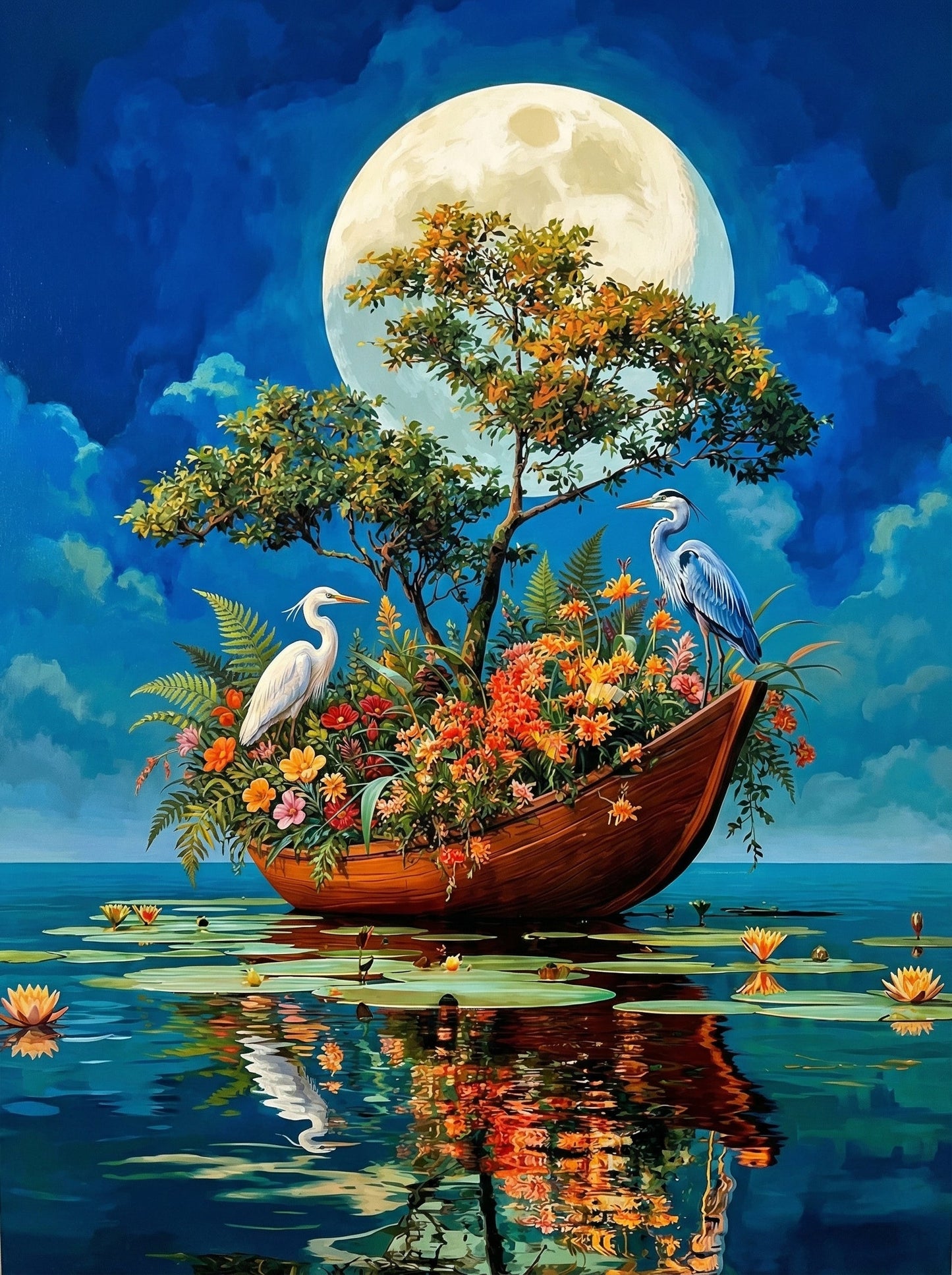 Moonlight Heron Sanctuary (120 Colors)