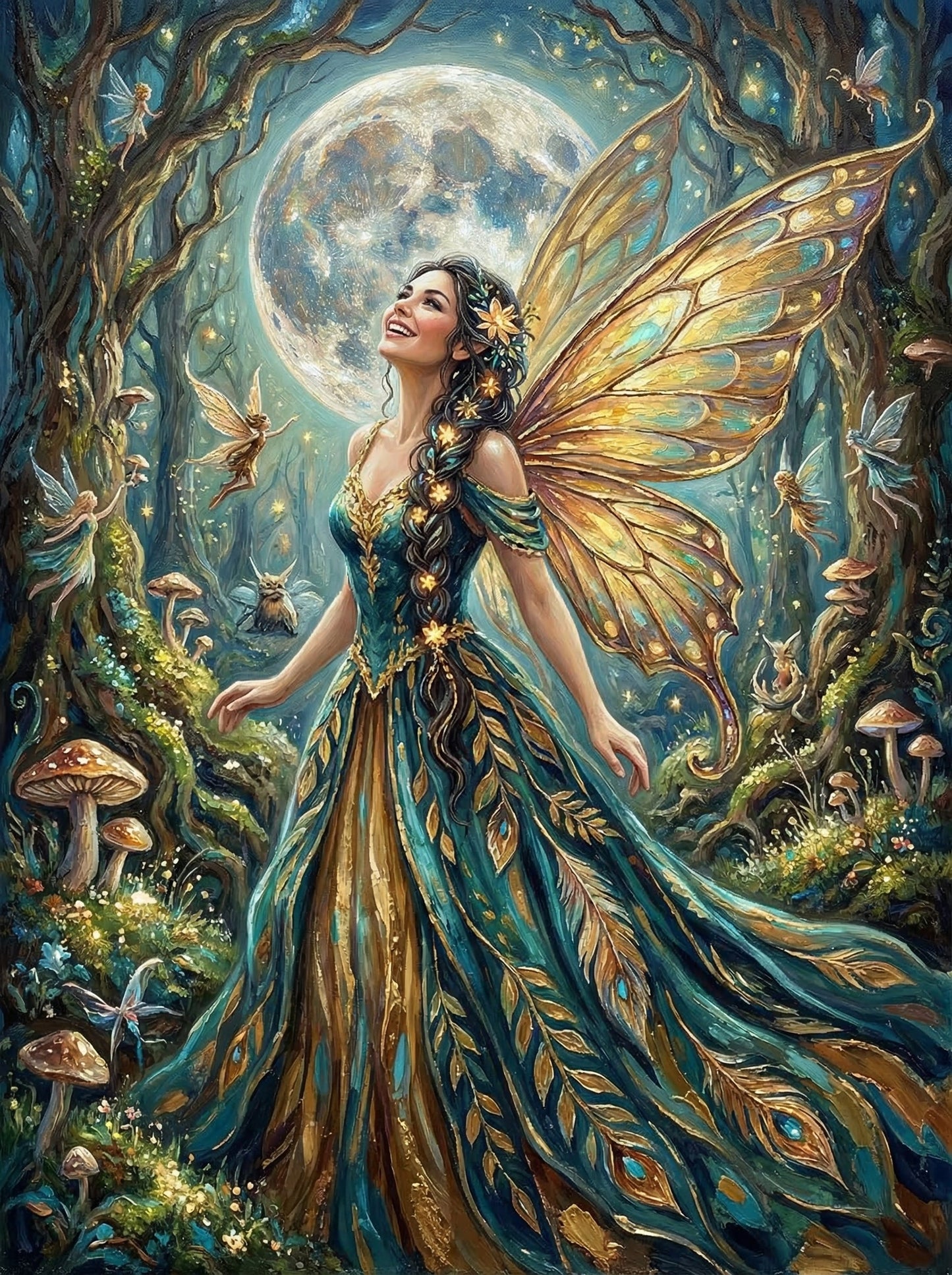 Moonlit Woodland Fairy (120 Colors)