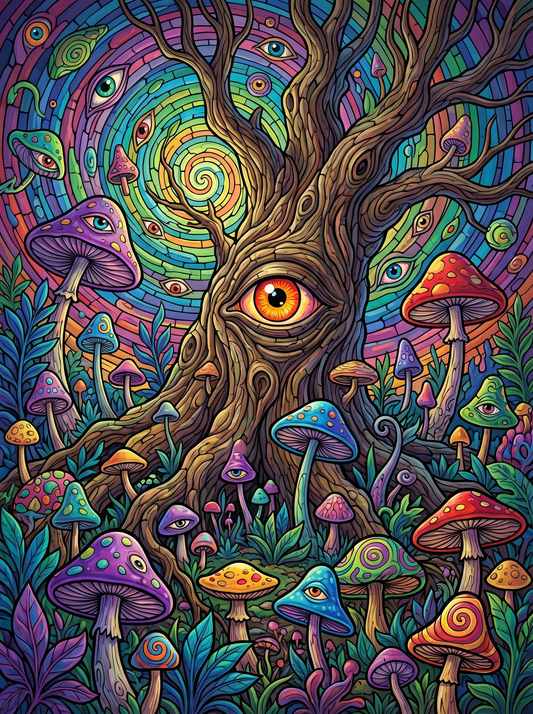 Mystical Tree Mushrooms (120 Colors)