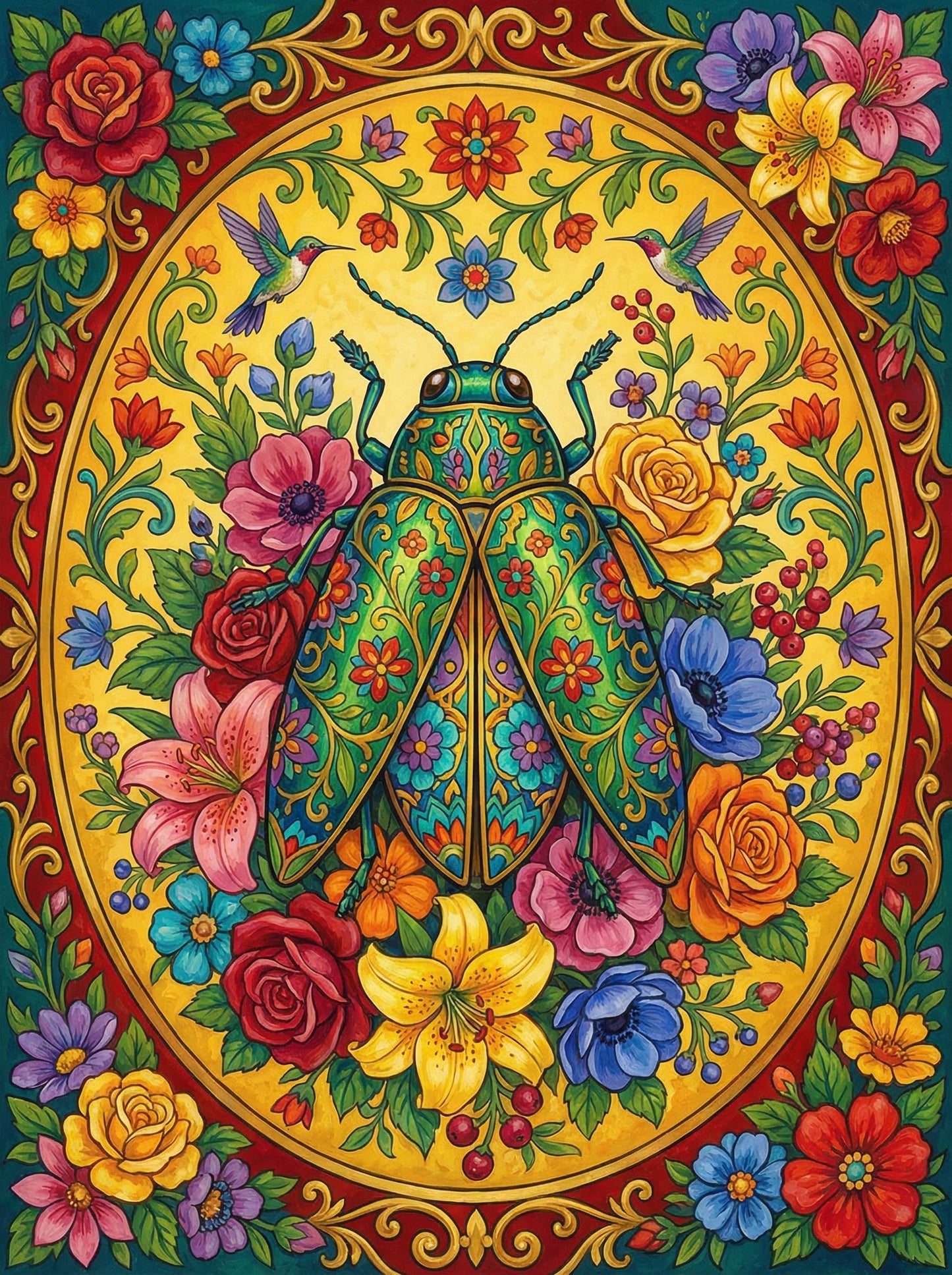 Ornate Beetle Garden (120 Colors)