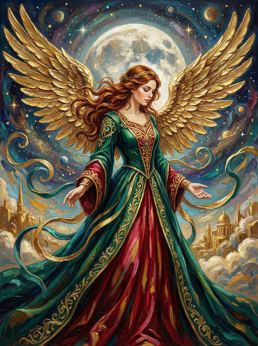 Ornate Celestial Angel Goddess (80 Colors)