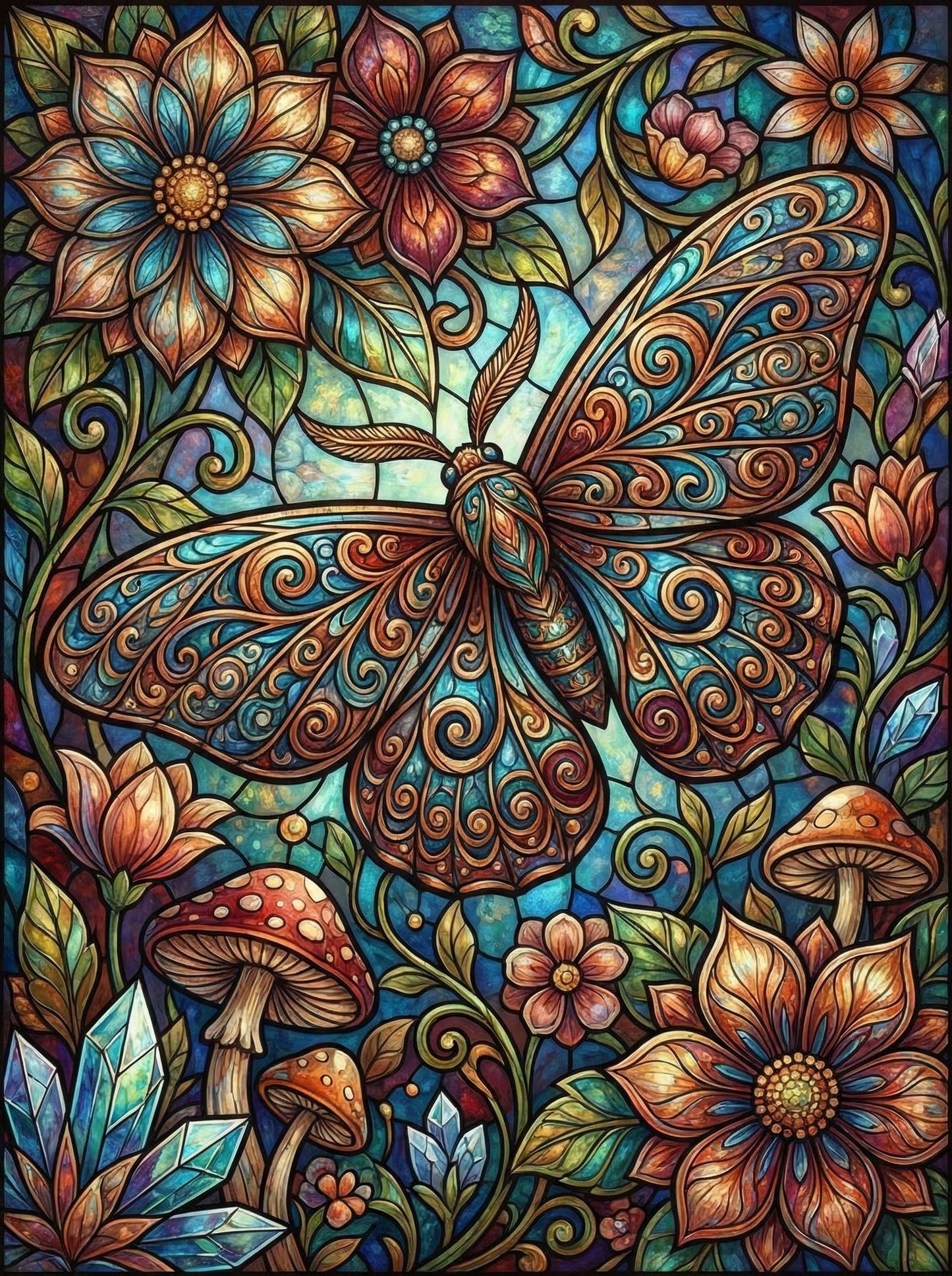 Ornate Garden Moth (120 Colors)