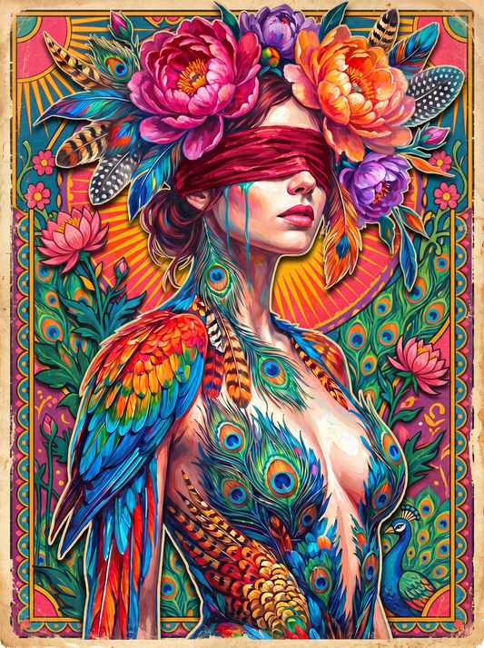 Peacock Feather Maiden (120 Colors)