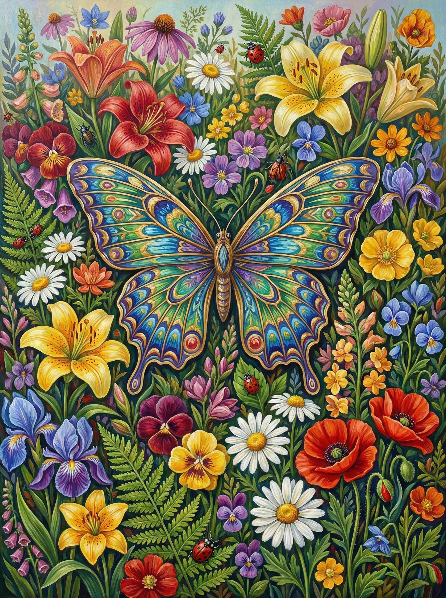 Rainbow Butterfly Garden (120 Colors)
