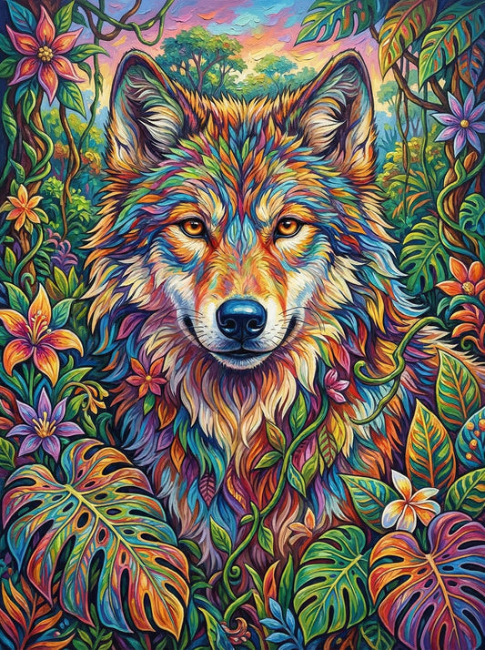 Rainbow Wolf Garden (80 Colors)
