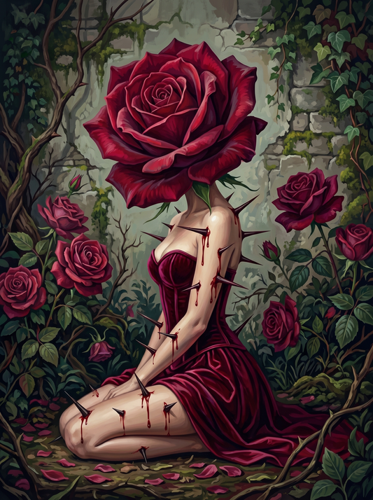 Rose Head Thorn Woman (80 Colors)