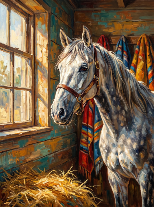 Rustic Window Pony (80 Colors)