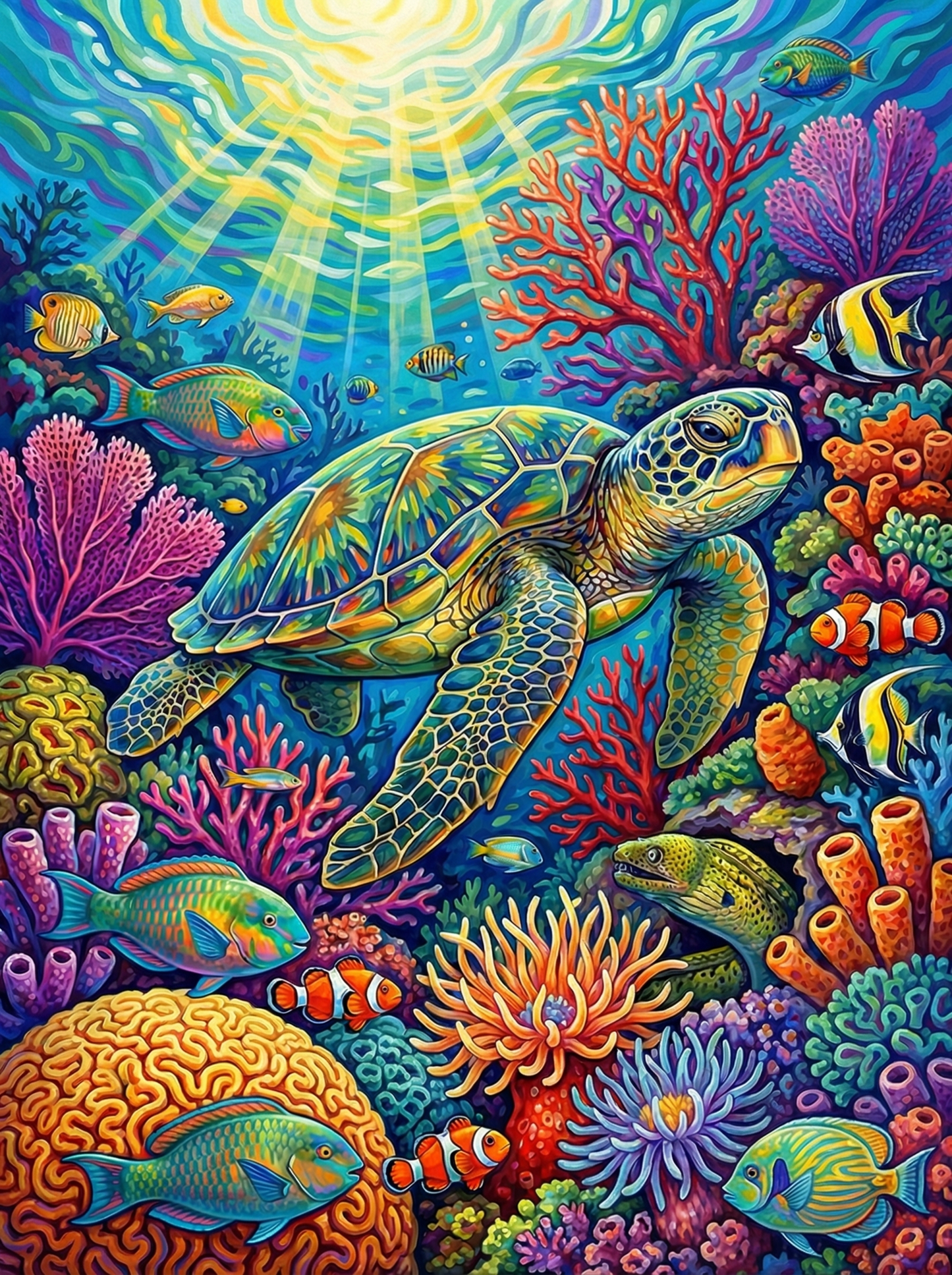 Sea Turtle Paradise (80 Colors)