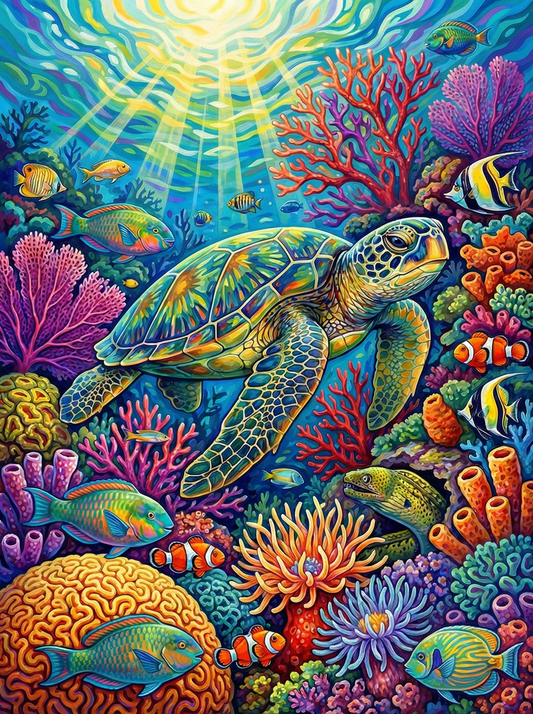 Sea Turtle Paradise (120 Colors)