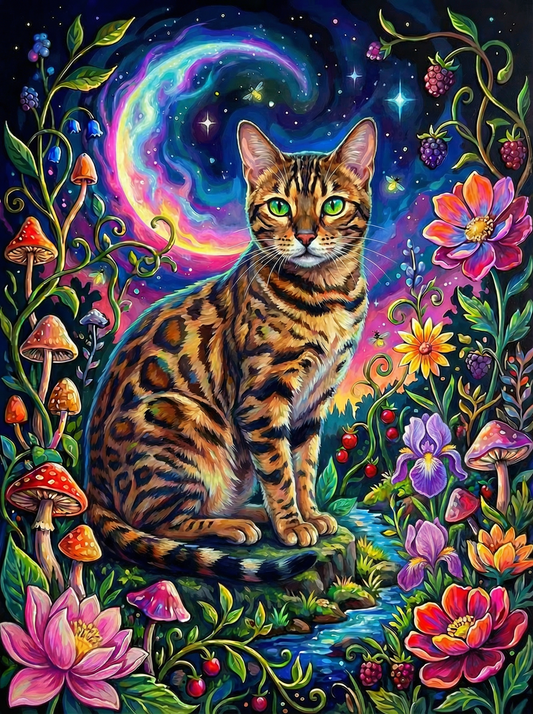 Siamese Cat Cosmic Garden (120 Colors)