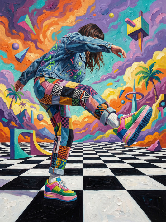 One Foot in Another Dimension (80 Colors)