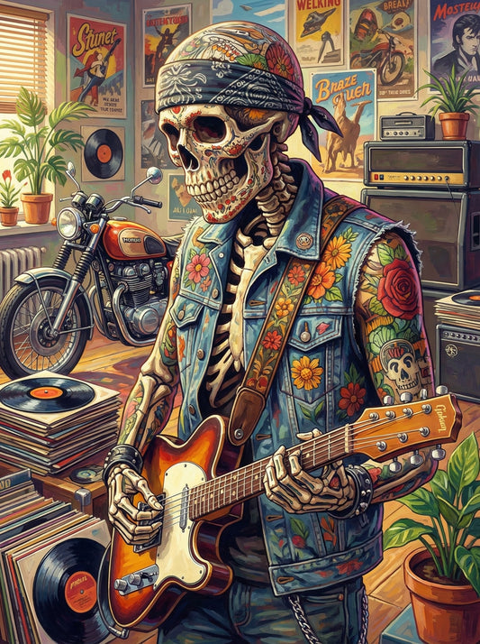 Skeleton Rock Rebel (80 Colors)