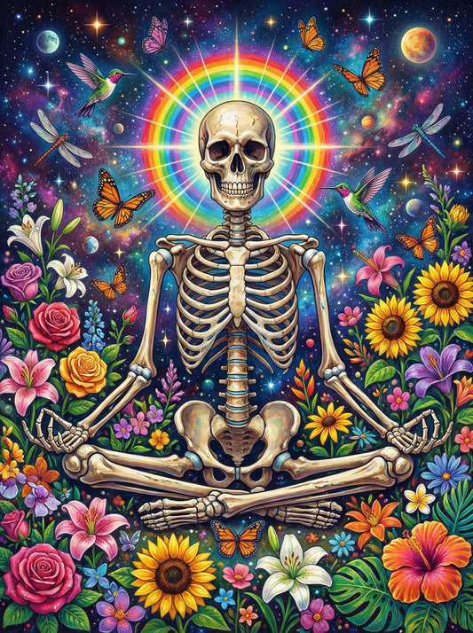 Spiritual Skeleton Meditation (120 Colors)