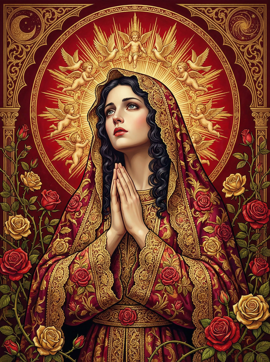 Spiritual Woman Prayer (120 Colors)