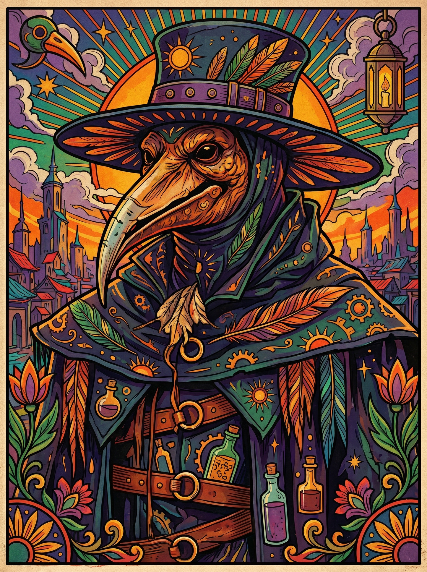 Steampunk Plague Doctor (80 Colors)
