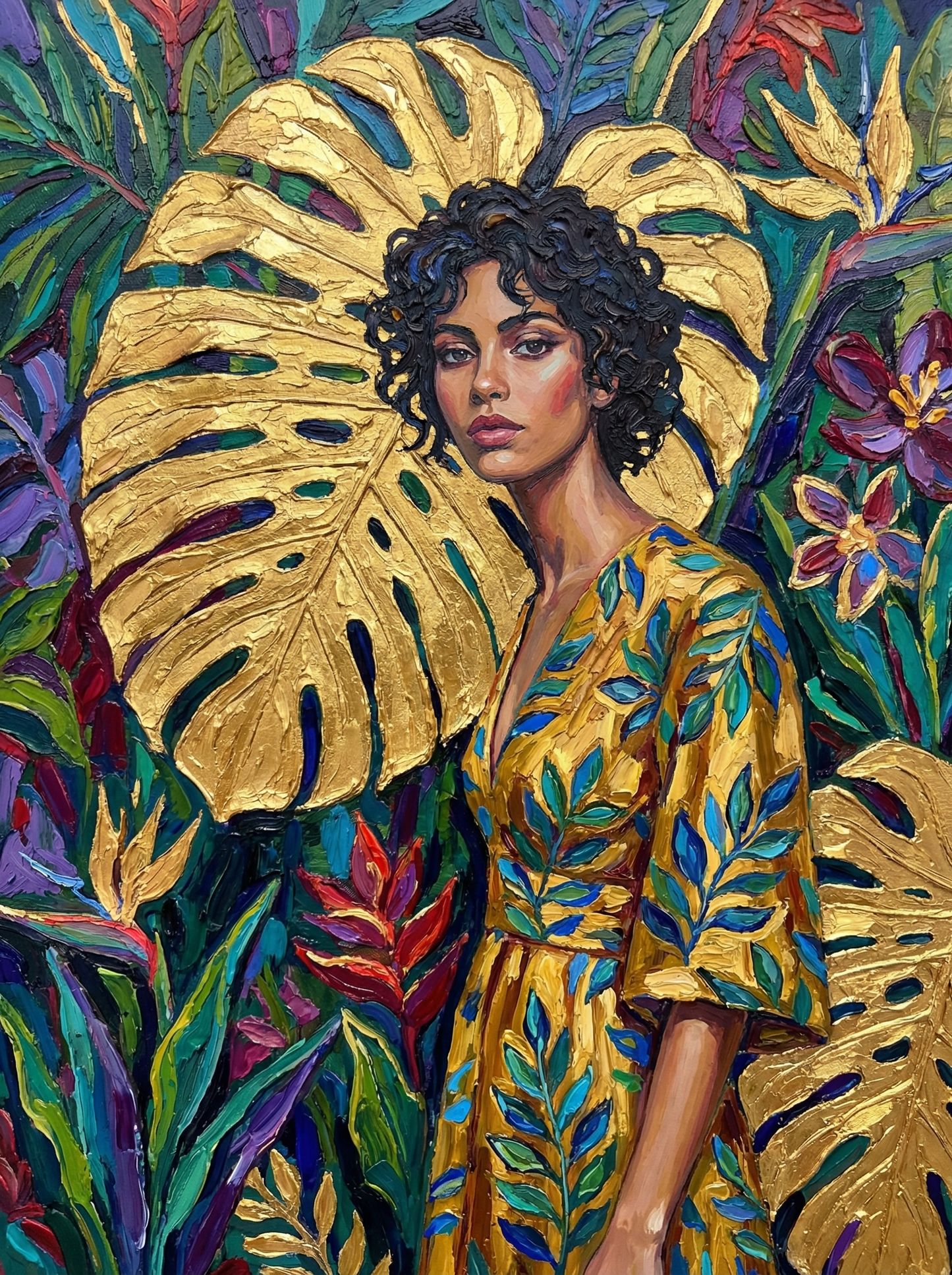 Tropical Portrait Monstera (80 Colors)