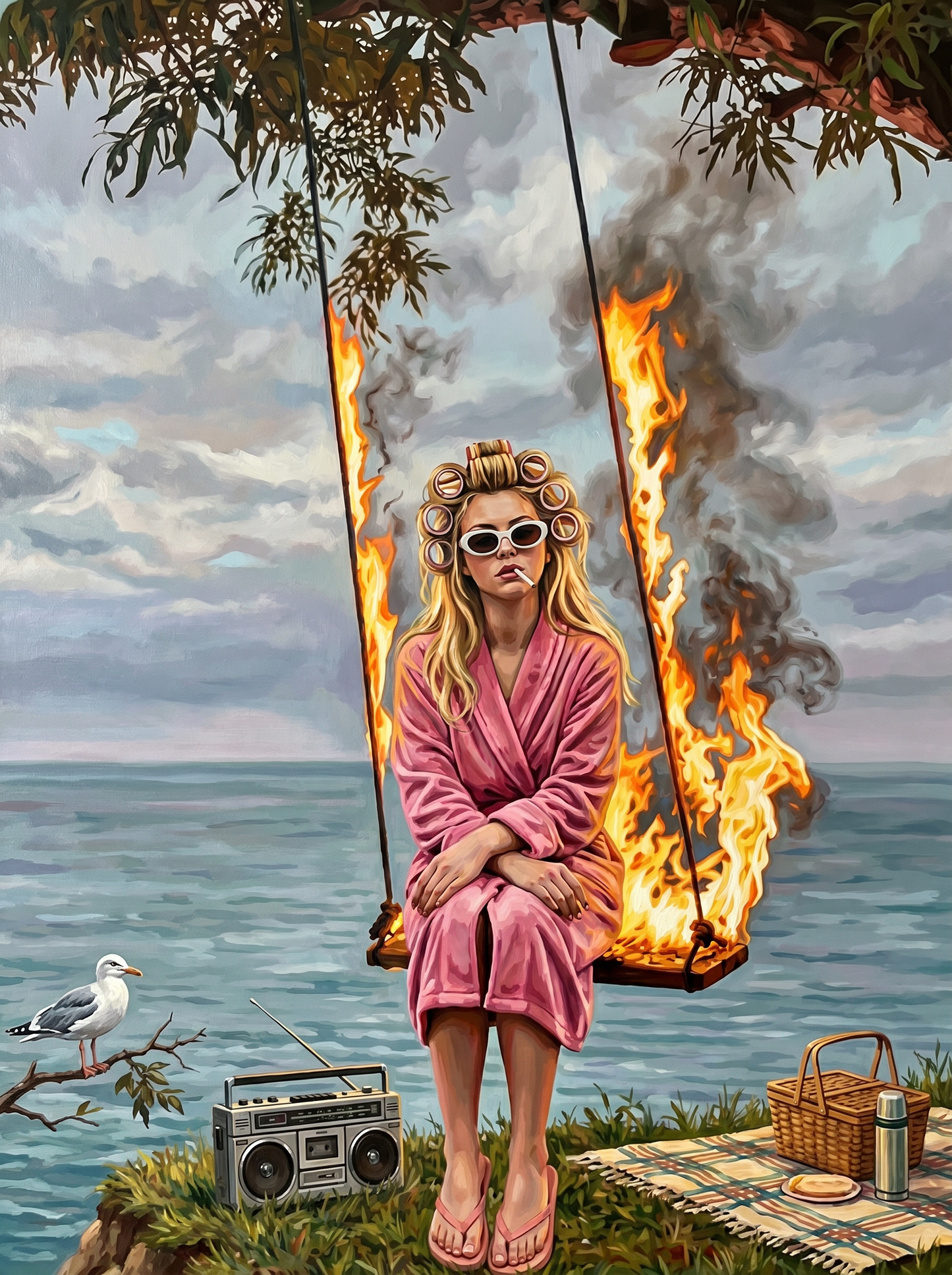 Unbothered Seaside Burning Swing (120 Colors)