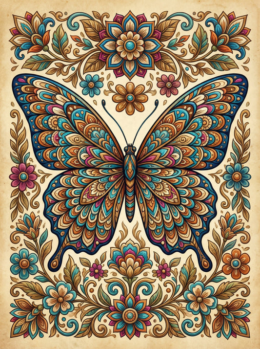 Vibrant Butterfly Flowers (80 Colors)