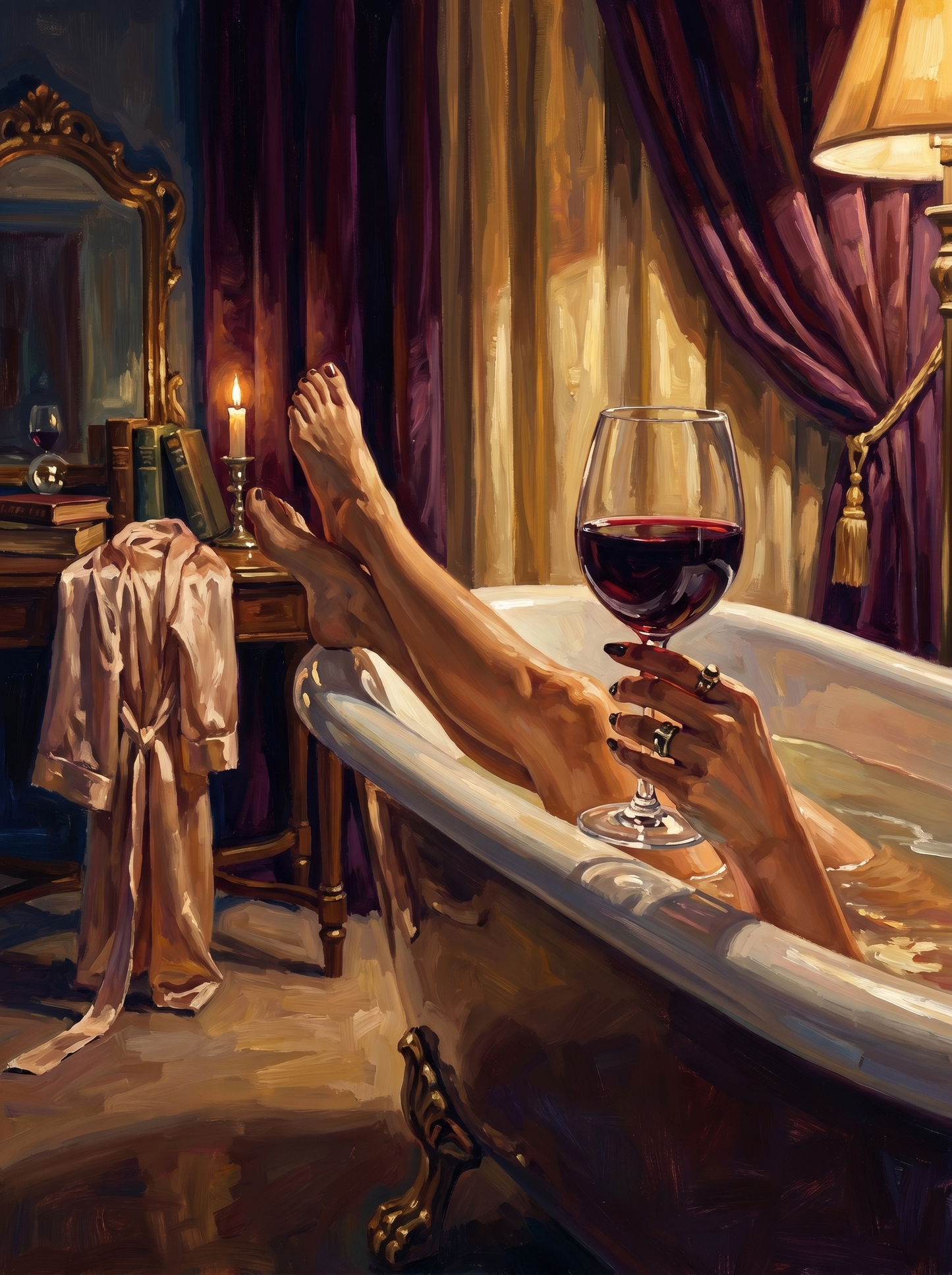 Victorian Bath Wine Evening (120 Colors)