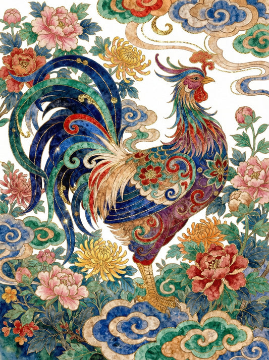 Imperial Blossom Rooster (120 Colors)