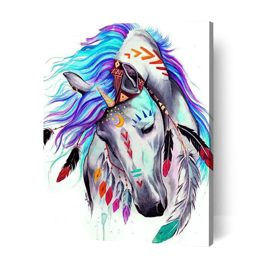 Tribal Horse - Paint By Numbers Cities