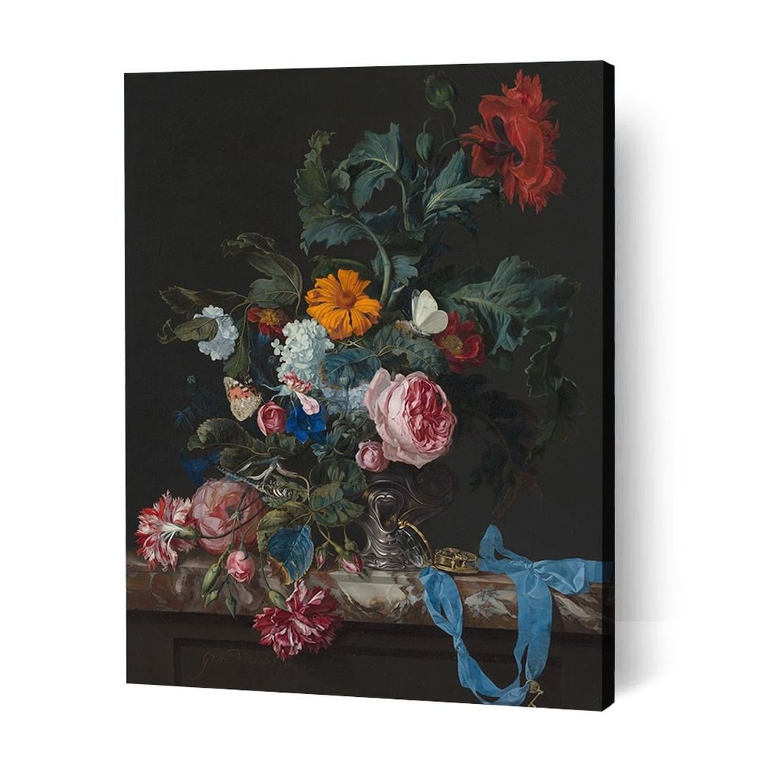 Contrasting Flowers II - Paint By Numbers Cities