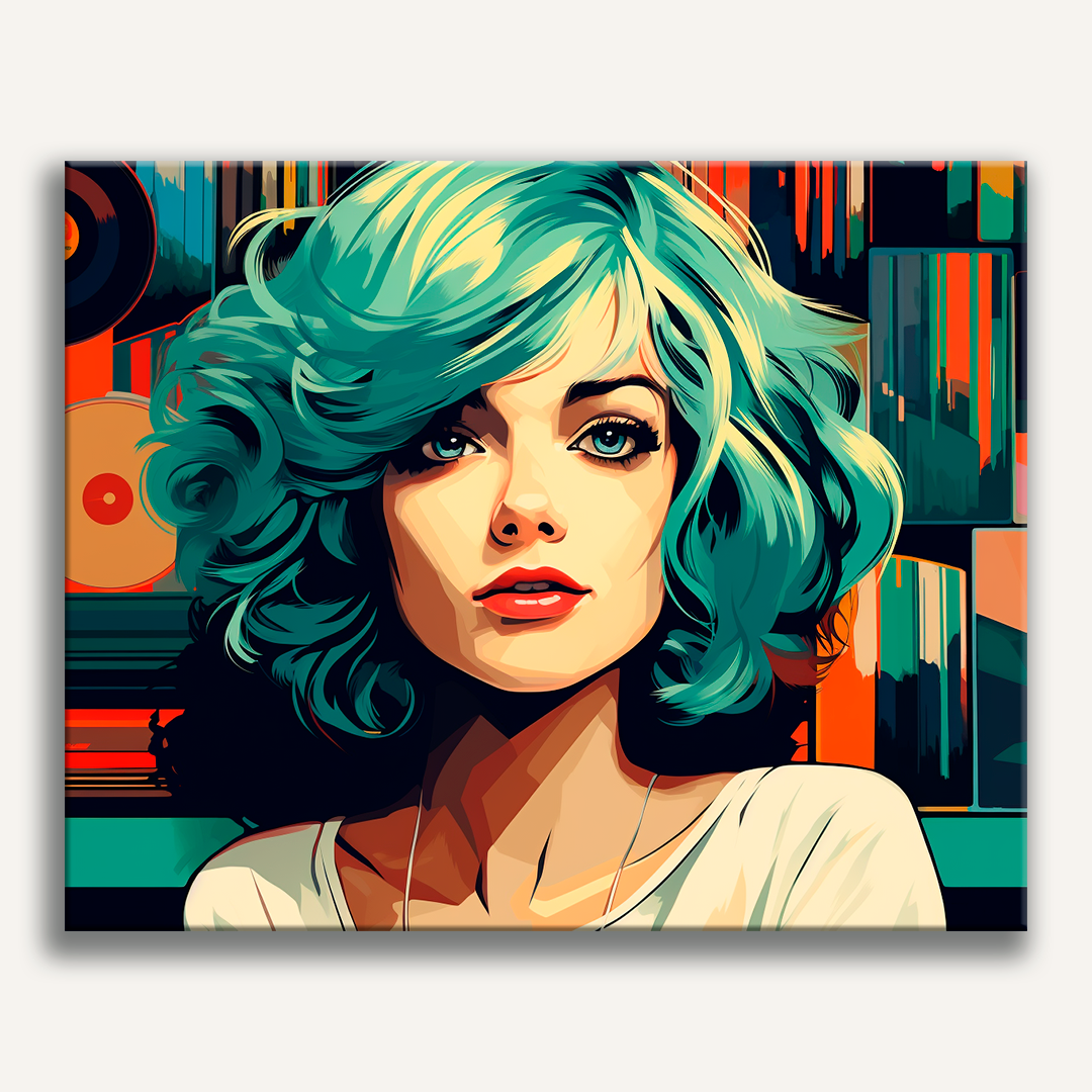 Cyan Haired Girl