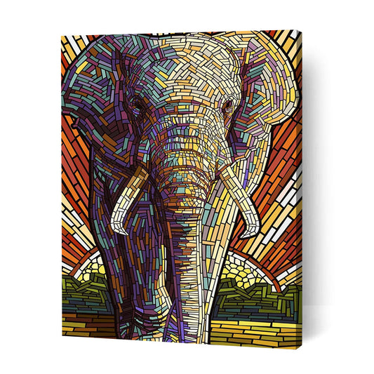 Brick Elephant - Paint By Numbers Cities