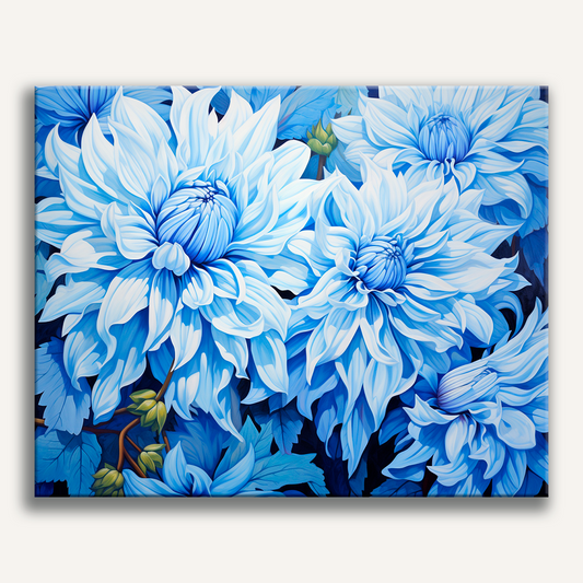 Azure Chrysanthemums